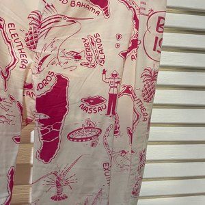 vintage bahamas pant pink white